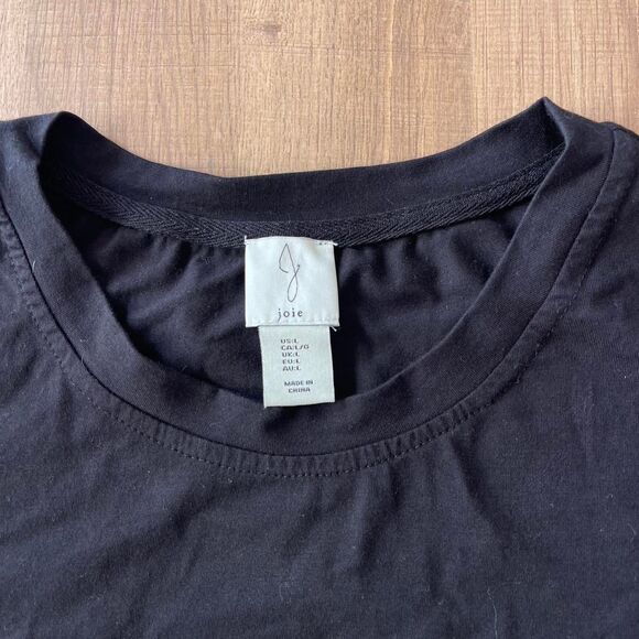 Joie black eyelet sleeve $150 blouse. Size large - Picture 5 of 7